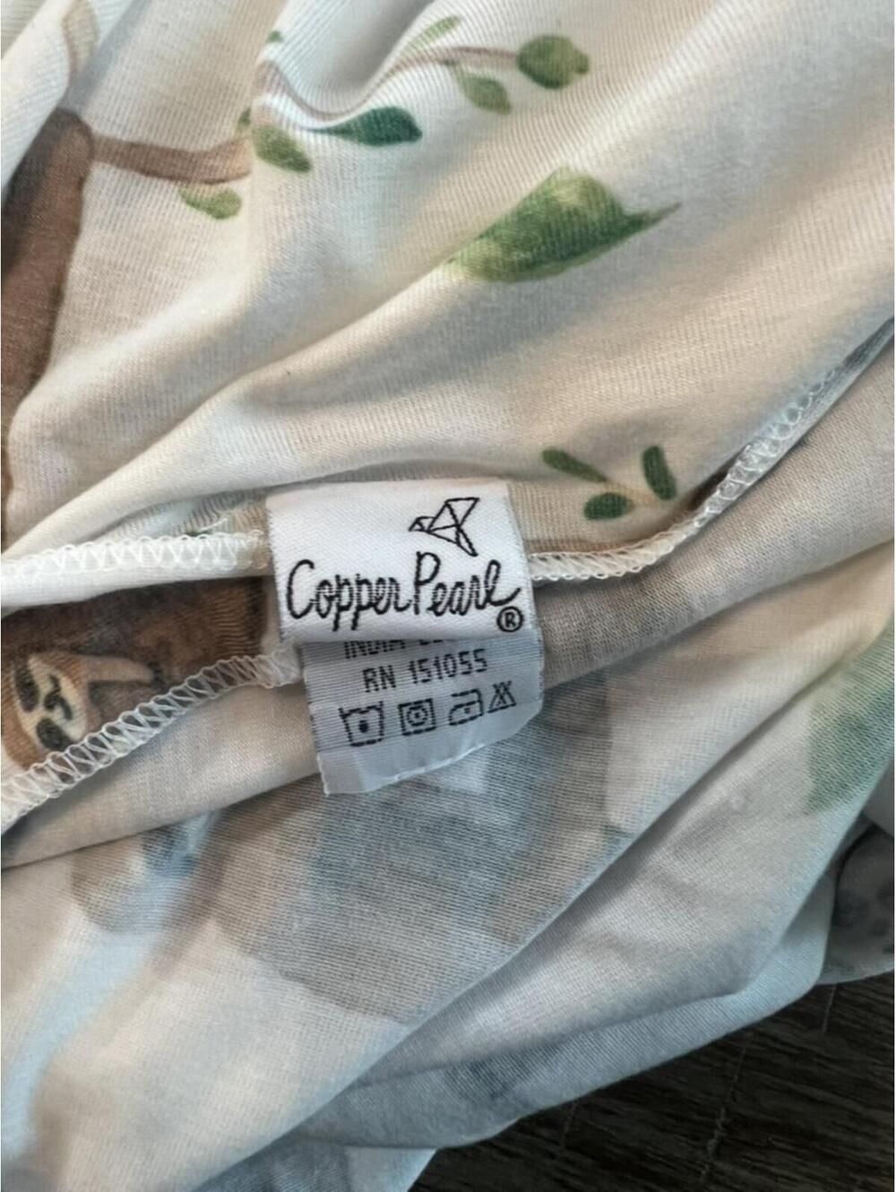Copper Pearl Sloth Swaddle Blanket - Picture 2 of 2